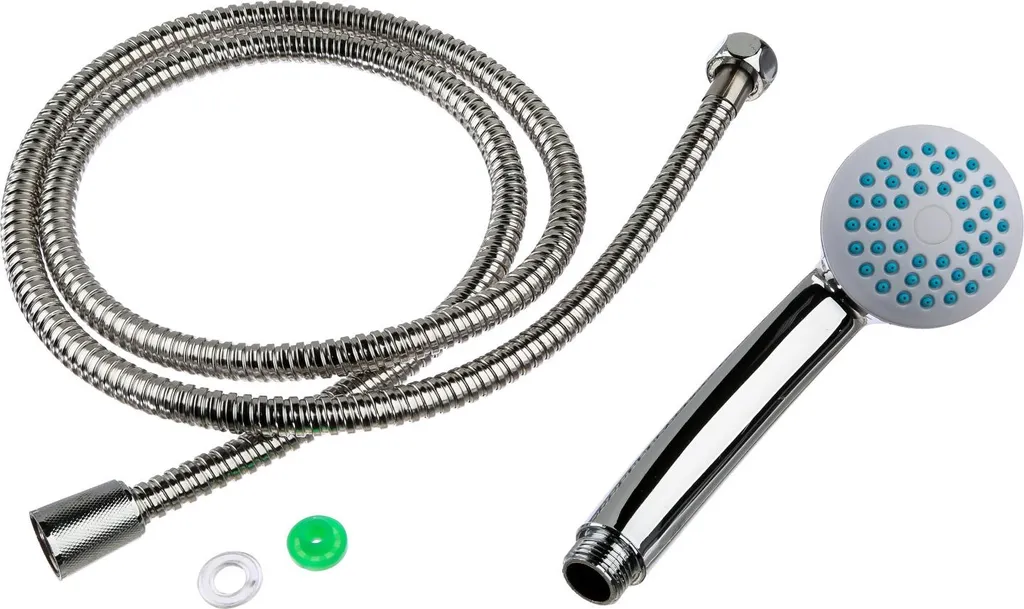Set Doccia Universale 150 cm: Tubo Rinforzato e Soffione Anti-Ostruzione