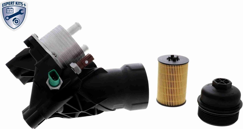 VEMO V15-60-6101 Ölkühler Motoröl für AUDI A6 Avant (4G5, 4GD, C7) Q5 (8RB) A6 Limousine (4G2, 4GC, C7)