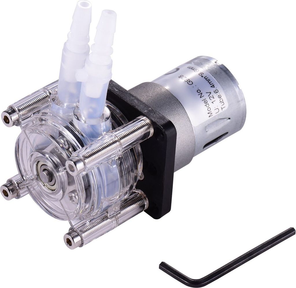 Pompa perystaltyczna GROTHEN DC 12V z silikonowym wężem - Zdjęcie produktu 