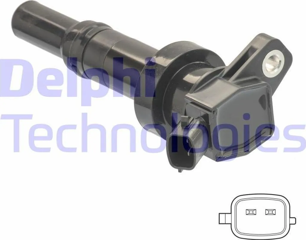 DELPHI GN10826-12B1 Bobina di accensione OE 2730103110 compatibile con Stonic, Rio, Picanto, i20