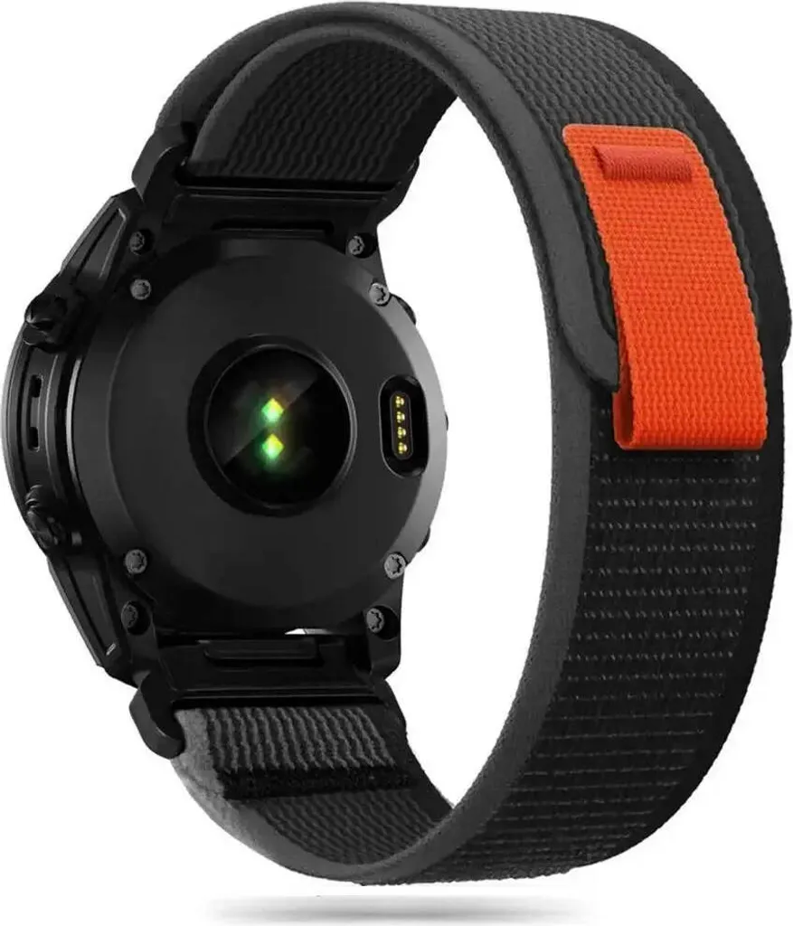 Cinturino Tecnico Tech-Protect Nylon per Garmin Fenix 5/6/7 Nero