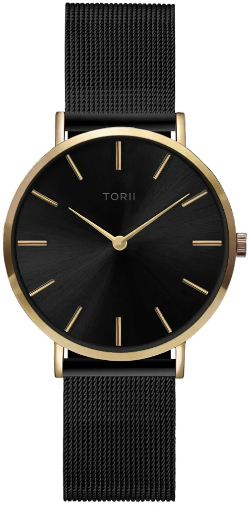 TORII G34BS.BG Orologio Donna Nero Classico | Eleganza Senza Tempo
