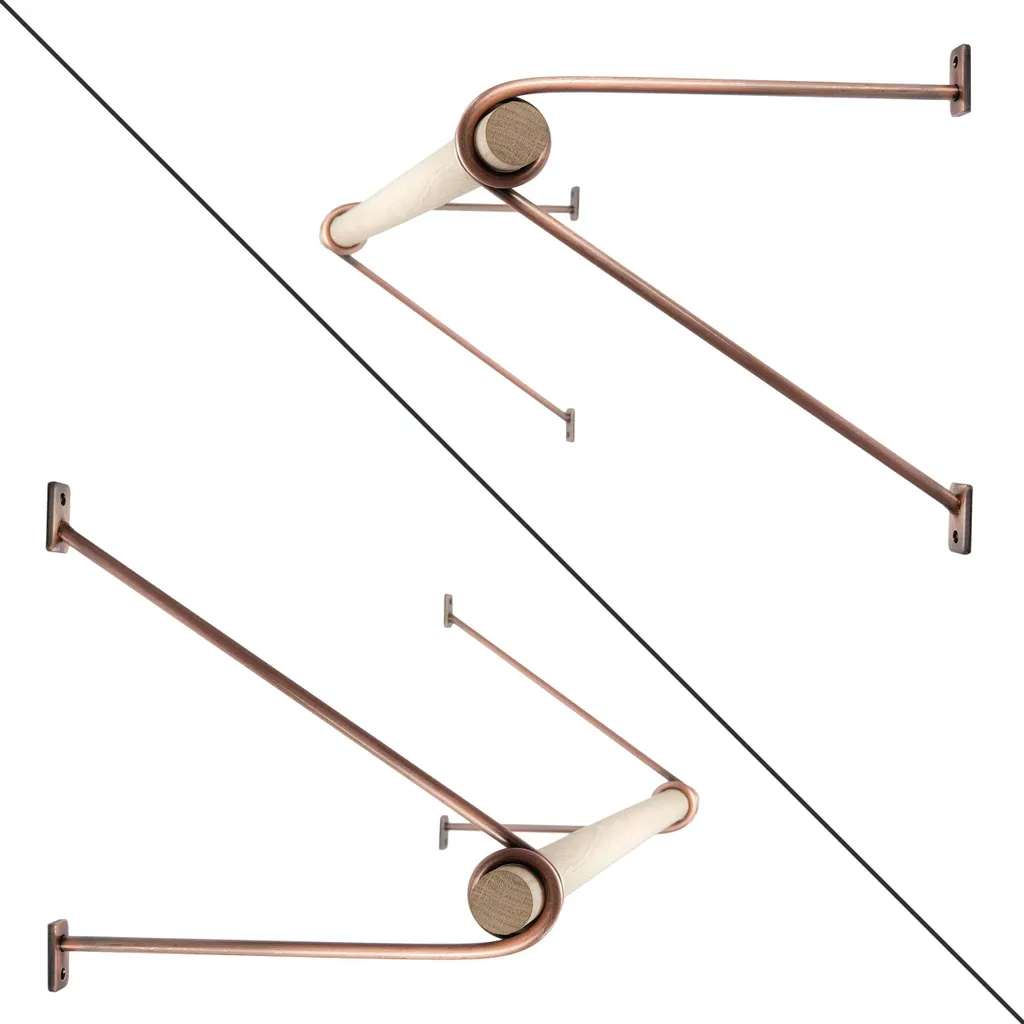 Offerta Appendiabiti GARD PRENZLBERG Oro Rosa Rovere 50cm
