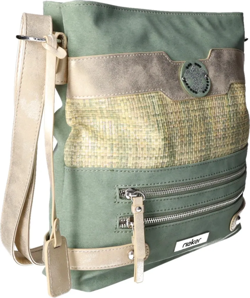 Sac à main vert Rieker pour femme format moyen élégant et moderne - 17
