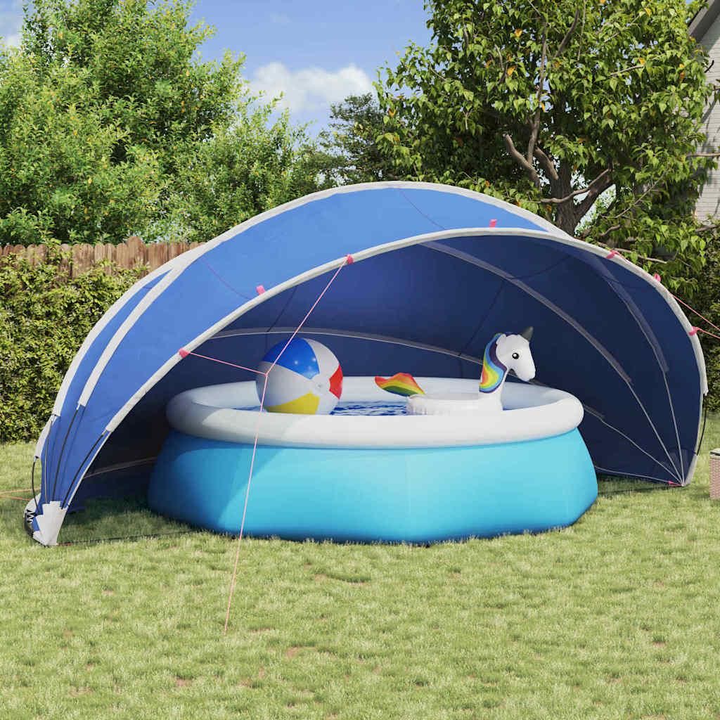 "Schlussverkauf" Pool-Dome UV-beständige - Faltbar - Blau 546x516x250 cm C17160