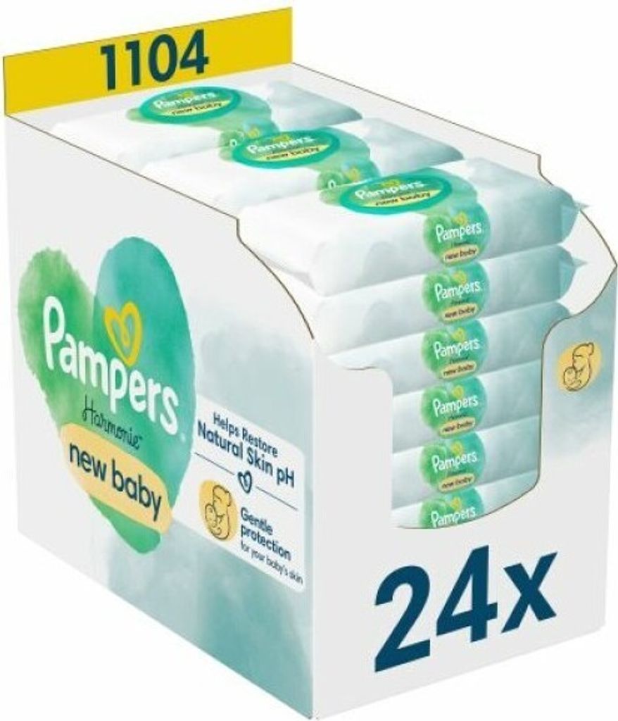 Pampers® Feuchttücher new baby Harmonie™, 1.104 St. Produktbild 2