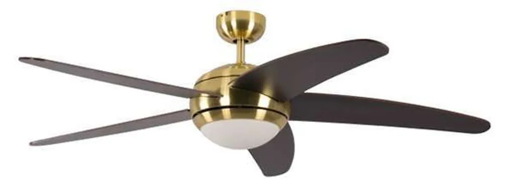 Grand ventilateur de plafond avec éclairage LED et télécommande 132cm