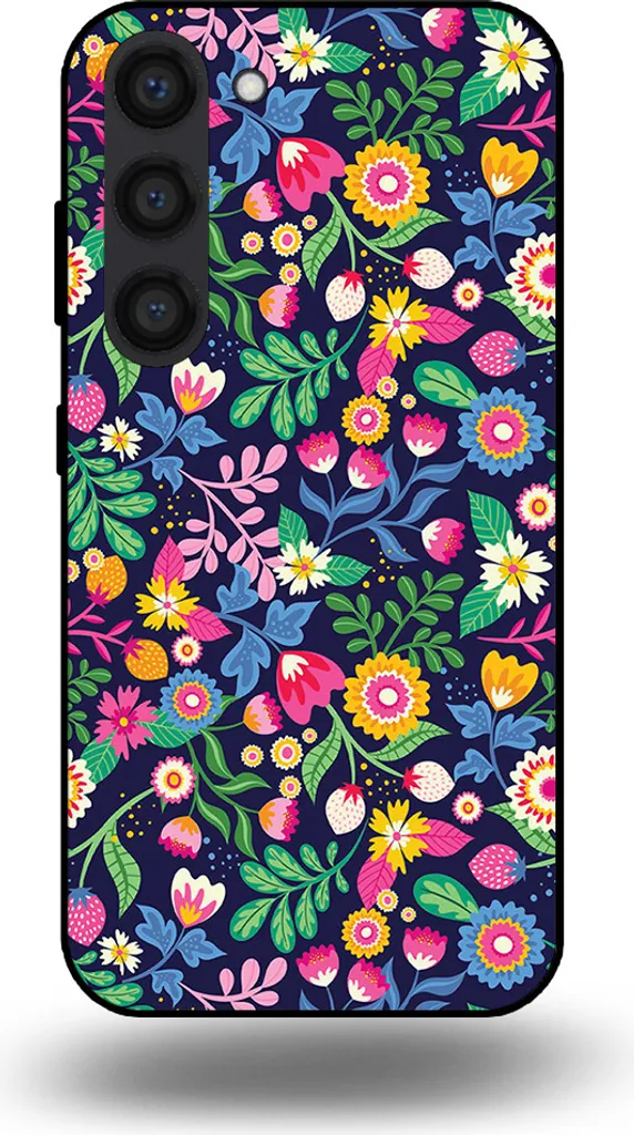 Cover Floreale Samsung S23 Smartphonica - TPU Design Elegante Donna