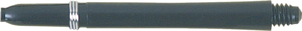 Tiges de fléchettes nylon 48 mm noir Roleo avec anneaux caoutchouc x100