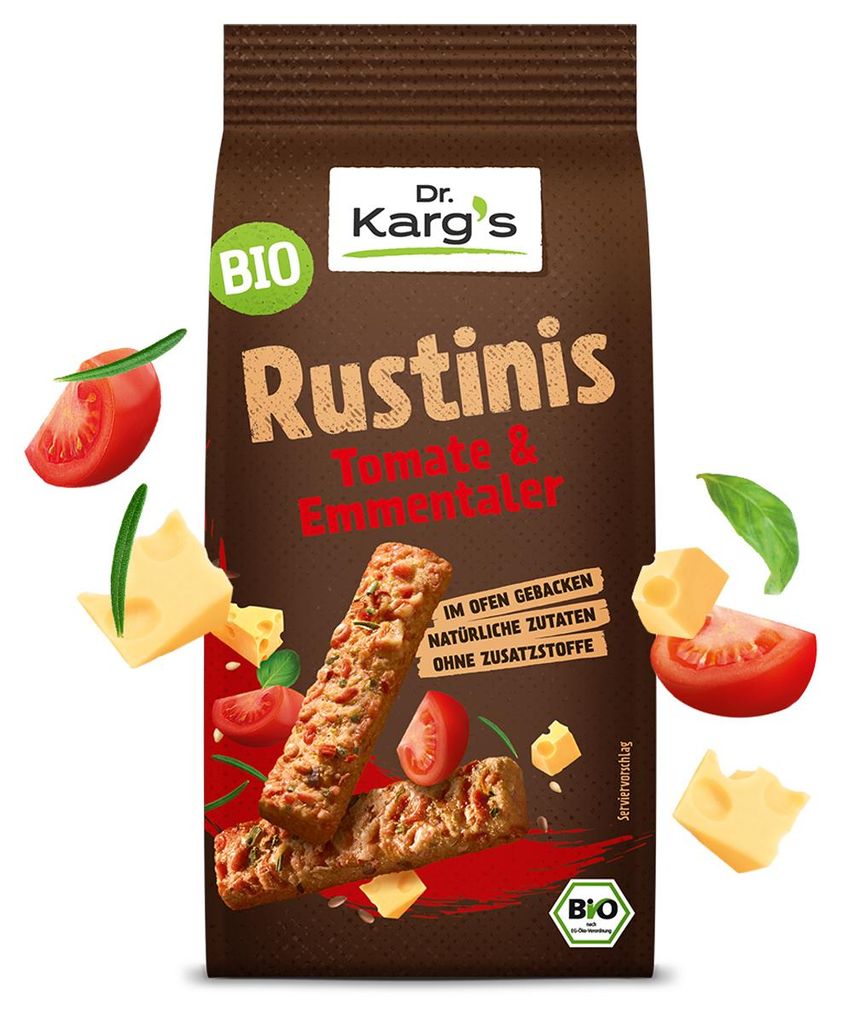 Dr. Kargs  Rustinis Tomate Emmentaler knusprig kross Produktbild 