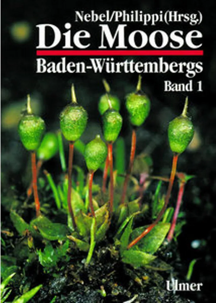 Livre de botanique Die Moose Baden-Württembergs 1 pour bryologues pros