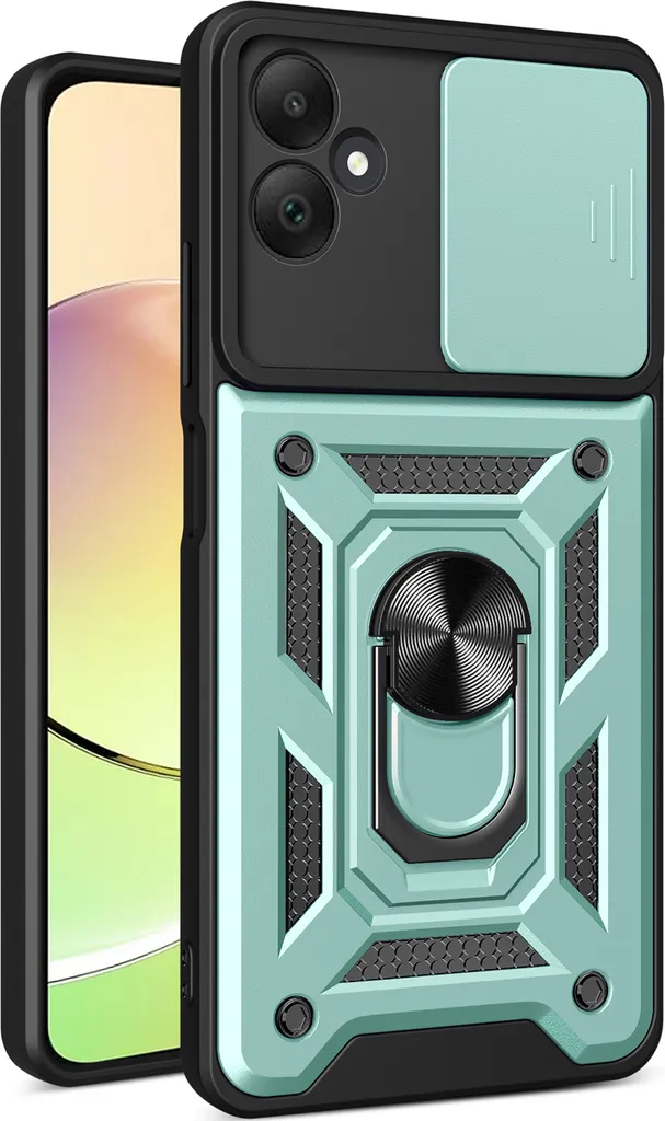 JIAFEI Custodia per Realme C53, Dorato Bordo Placcatura Design TPU Silicone Cover Protettiva. Blu