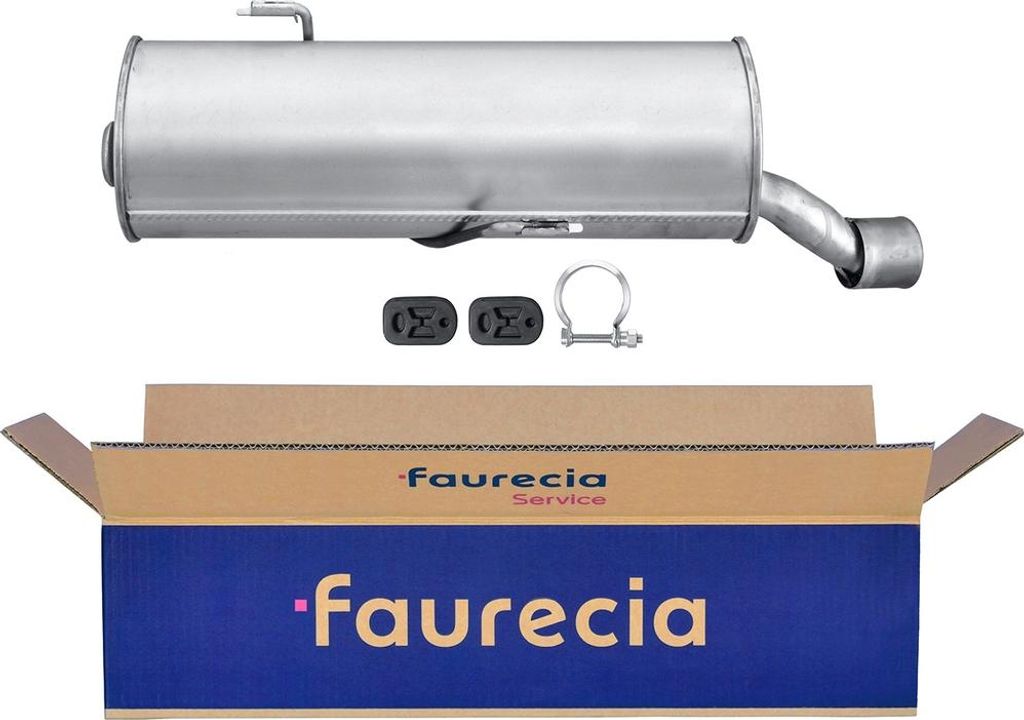 Endschalldämpfer FAURECIA IAM-Expertise passend für u.a. PEUGEOT 206