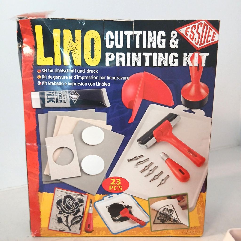 Essdee Schneid und Druckset Lino Set 23 Teile Kreativ Hobby Produktbild 