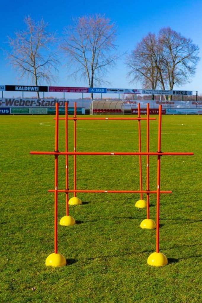 Slalomstangen Set INDOOR / OUTDOOR mit Standfuß