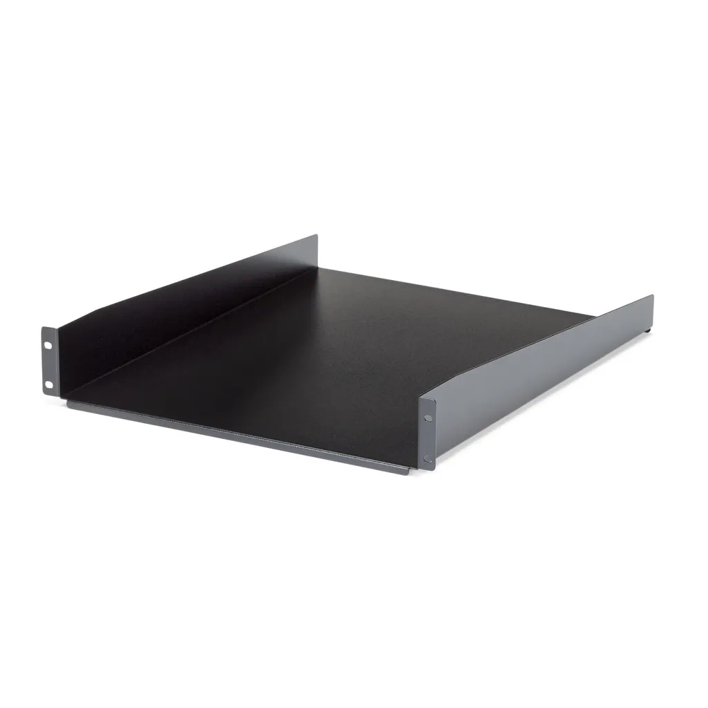 Plateau Fixe 2U pour Baie de Brassage et Rack Informatique Profondeur 22"