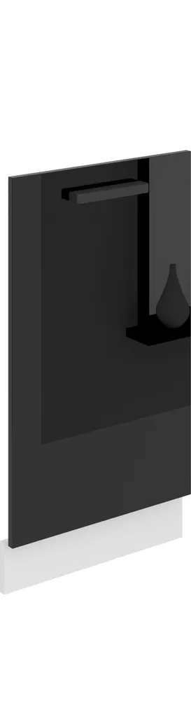 Pannello Belini Nero Lucido per Lavastoviglie 45cm | Stile Moderno