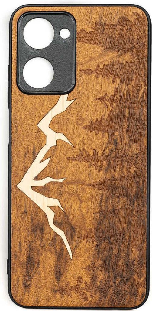 Holzhülle Bewood Bewood Realme 10 4G Imbuia-Gebirge