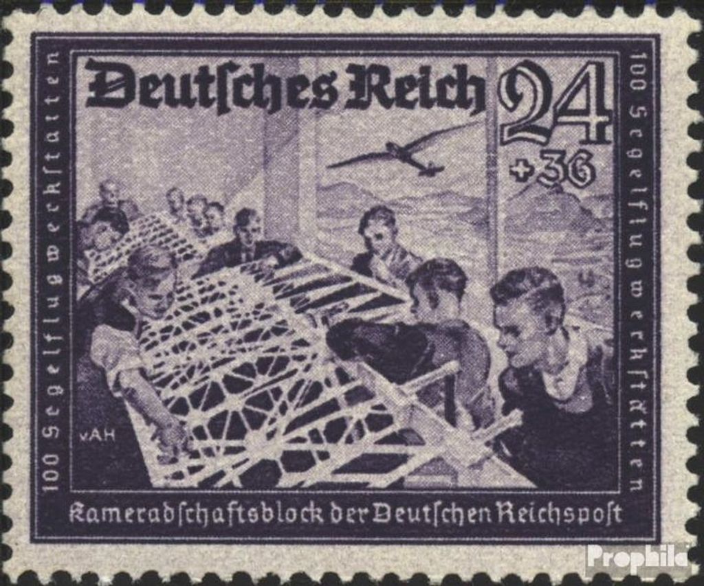 Briefmarken Deutsches Reich 1944 Mi 893 gestempelt Kameradschaftsblock der Reichspost