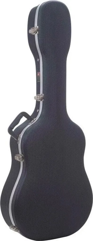 Crossrock CRA802DGY étui antichoc en ABS pour guitare dreadnought