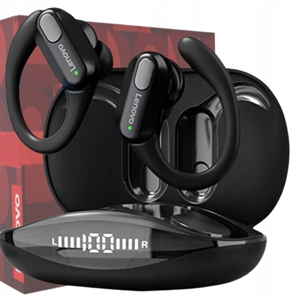 In-Ear Kopfhörer Lenovo Xt80 Schwarz Mikrofon Wasserdicht