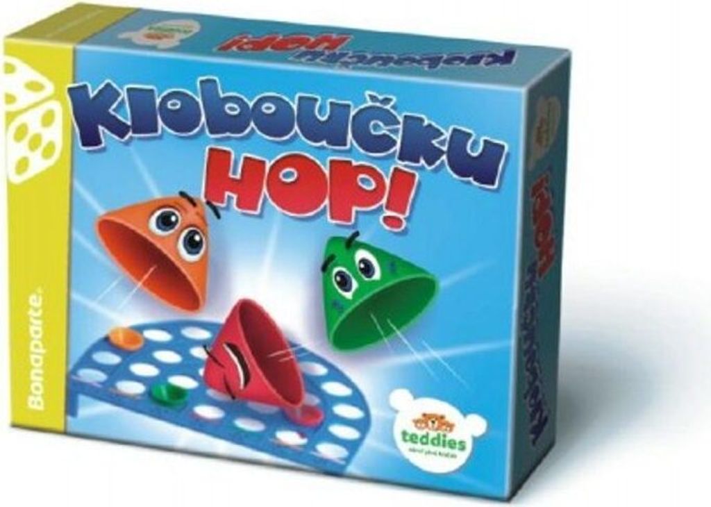 Kloboučku, hop! společenská hra v krabici 23x18x3,5cm