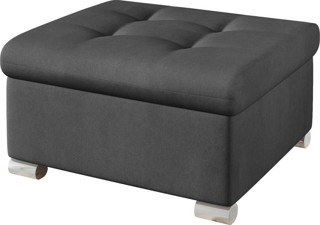 MIRJAN24 Sitzhocker Niko Klein, Stilvoll Polsterhocker vom Hersteller, Moderne Hocker (Farbe: Uttario Velvet 2971)