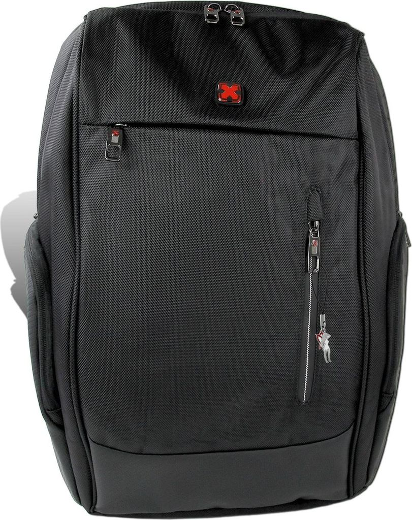 Travel N Meet Businessrucksack, Rucksack gepolstert schwarz Herren D2ORD4226S