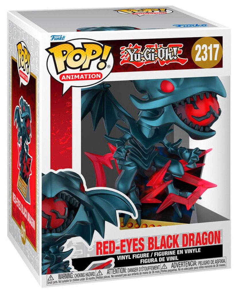 Funko Pop! Premium Animation: Yu-Gi-Oh! - Red-Eyes Black Produktbild 