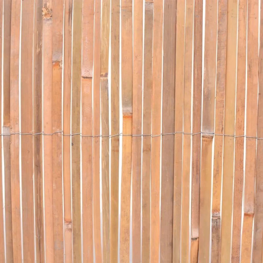 Natte de bambou de protection visuelle 100 x 400 cm pour votre jardin