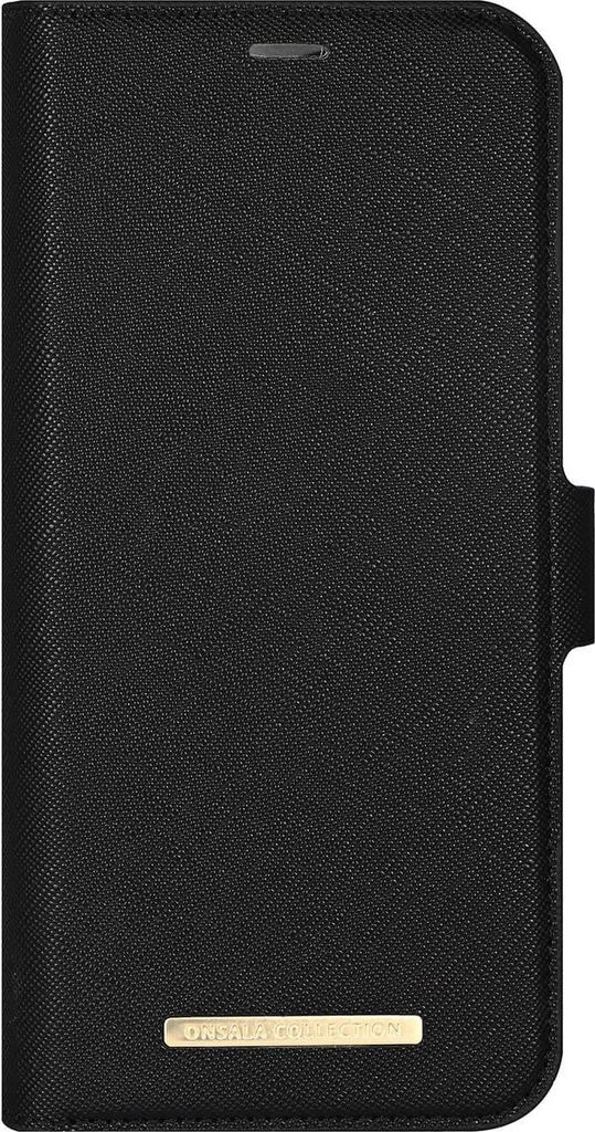 ONSALA Eco Wallet 2 Karte Recycled MagSeries iPhone 16 Pro Max Schwarz