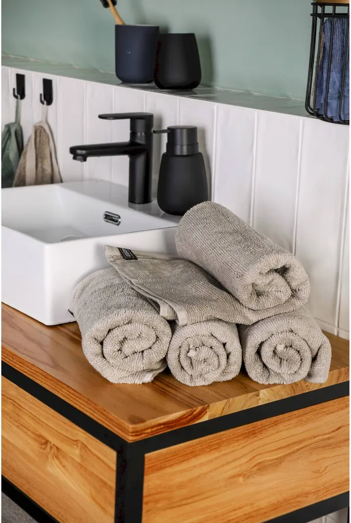 Telo Viso SCHÖNER WOHNEN SENSE-4 Sabbia 50x100 | Design e Morbidezza - 3