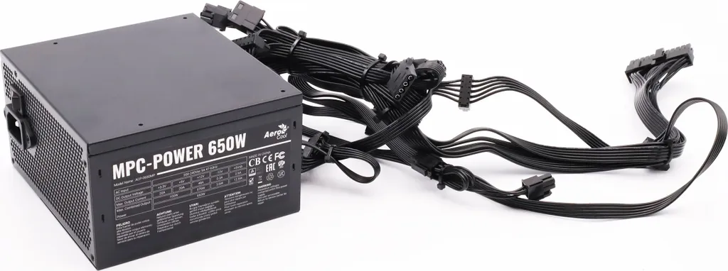 Alimentation Silencieuse 650W AeroCool MPC-Power Haute Performance