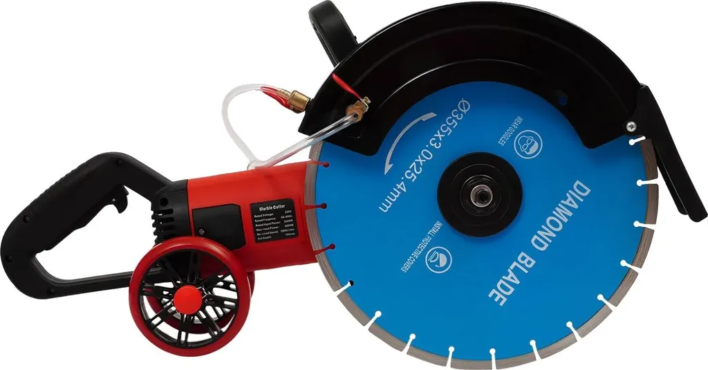 Fraiseuse à rainurer 3500W avec profondeur 135mm pour béton bleu