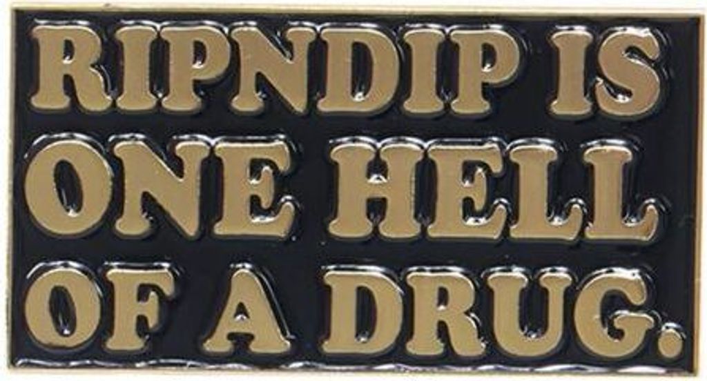 RIPNDIP Hell Of A Drug ABZEICHEN – Schwarz – Universal