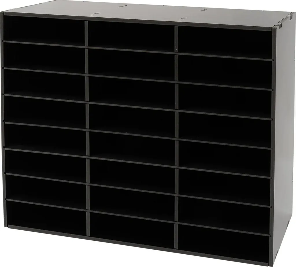 Rangement bureau pour télétravail et maison - Trieur de documents A4 compact - 4