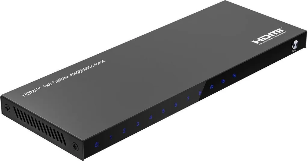 Répartiteur HDMI 1 vers 8 ports 4K 60Hz pour diffusion multi-écrans HD