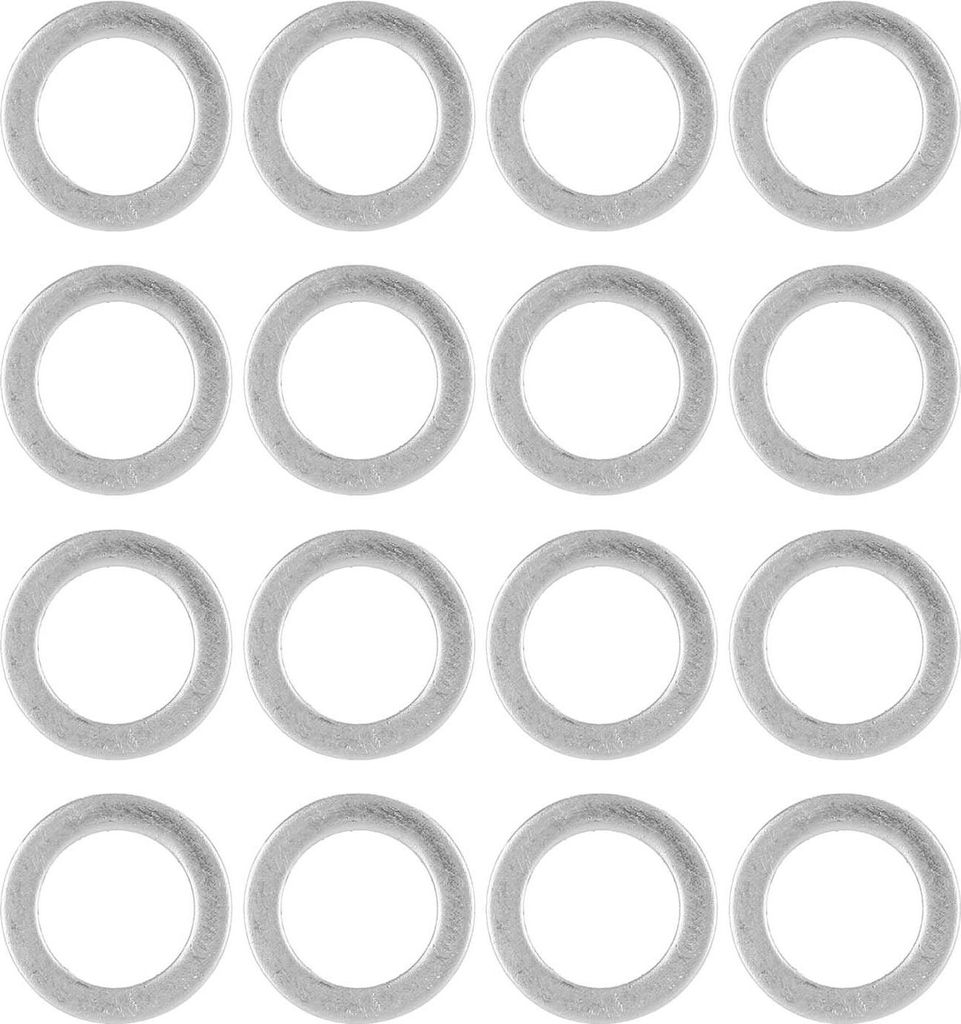 60-teiliges Unterlegscheiben-Set aus Edelstahl, flach, 6 mm Innendurchmesser, 9 mm Außendurchmesser, Zubehörset für Wartungszwecke, 4807-0609-1000