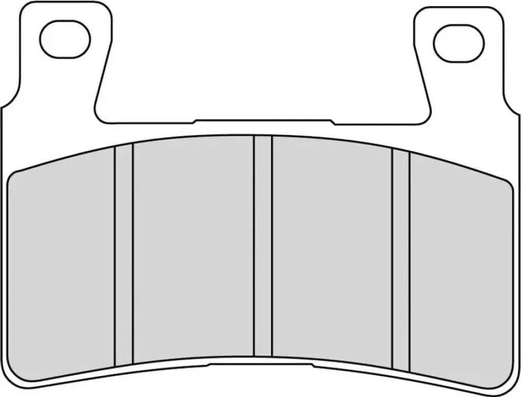 Plaquettes de frein Fdb2114p Platinum Road pour stopper les sifflements