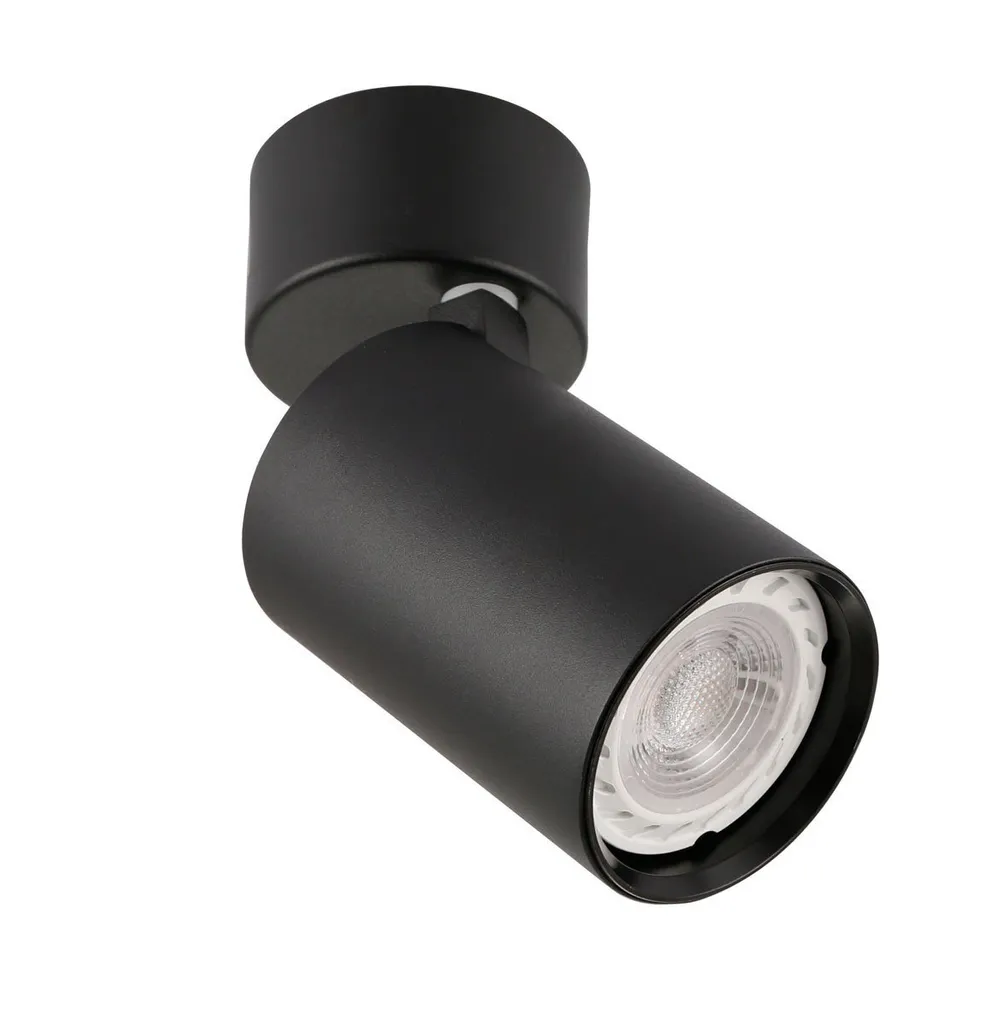 Italux Laconi Lampada da soffitto LED moderna nera SPL-2846-1SC-BL
