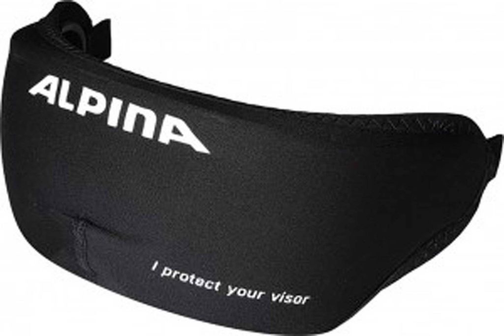 Alpina helmet visor cover black black matt