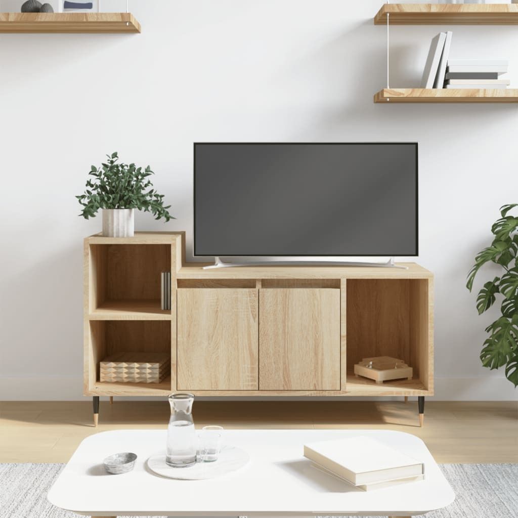 Maison Exclusive - TV-Schrank Sonoma-Eiche 100x35x55 cm Holzwerkstoff
