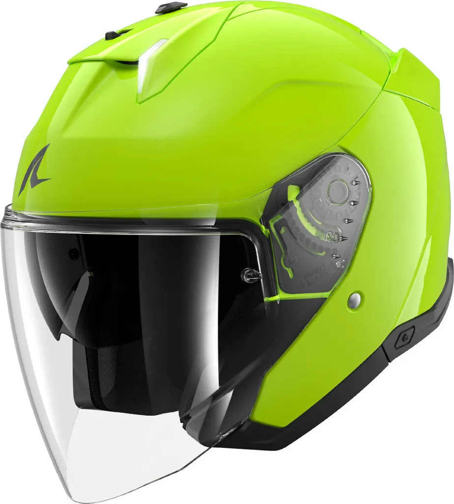 Casque jet homologué Shark Skwal I3 vert M pour trajets urbains