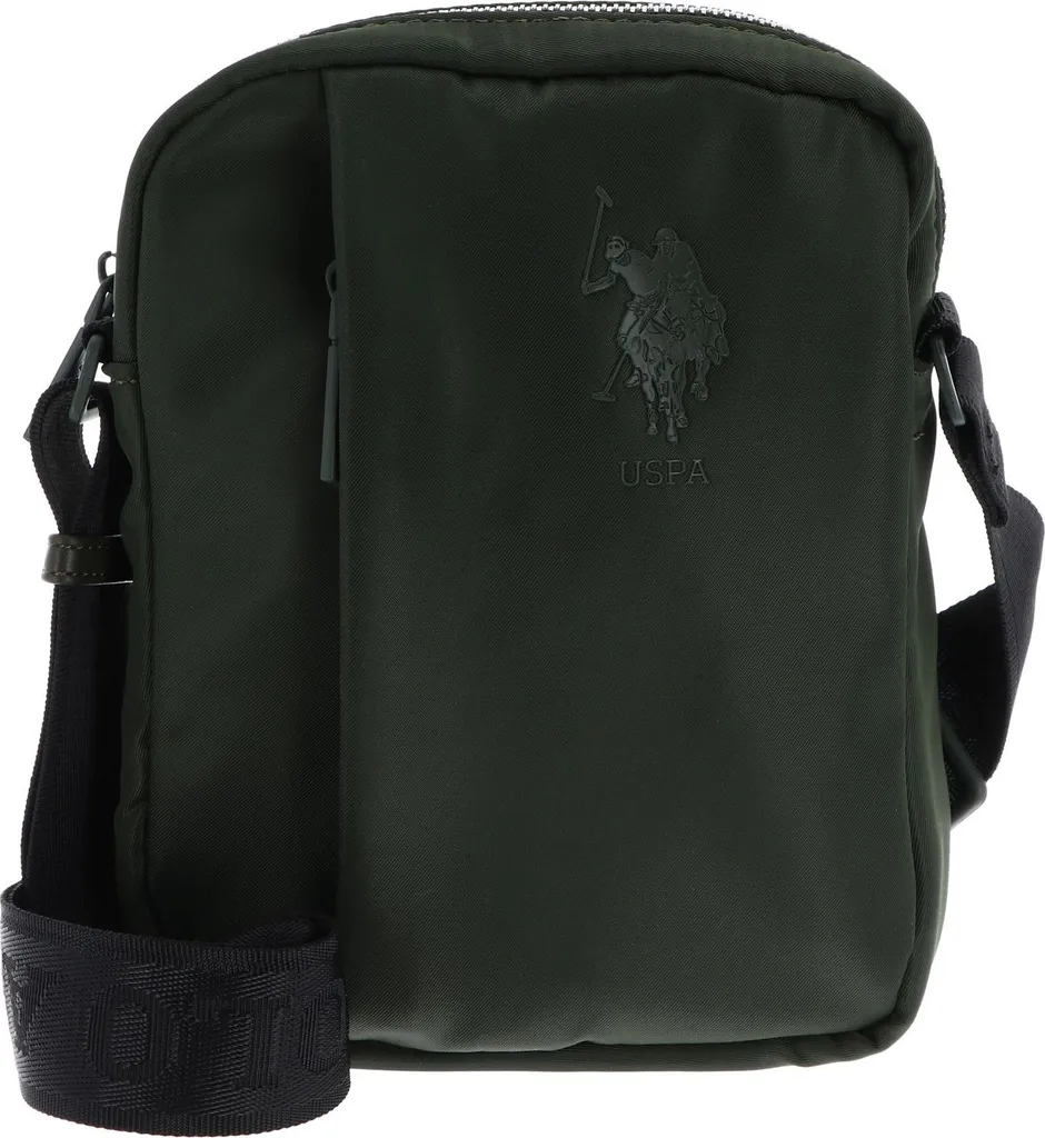 Sac sacoche bandoulière pour homme et femme grand compartiment vert