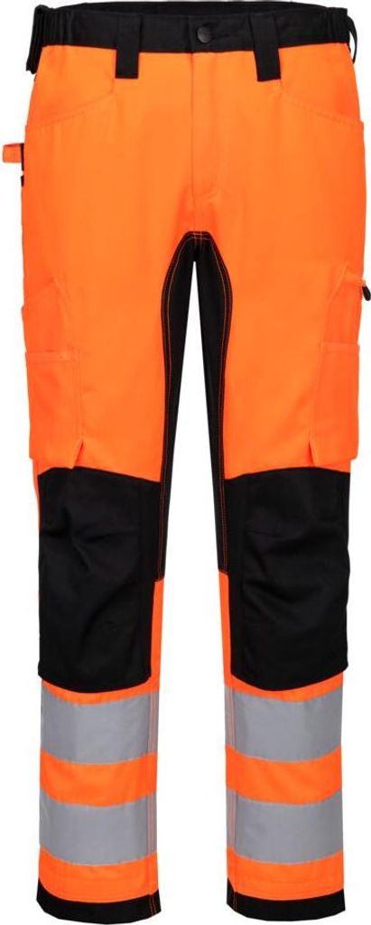 Öko-konzipierte Arbeitshose Wx2 Stretch - Größe 36 - Orange/Schwarz - Portwest