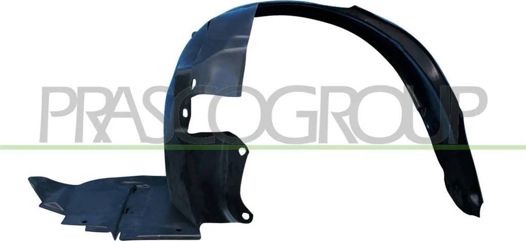 Coque de passage de roue avant gauche Laguna III pour remplacement OE