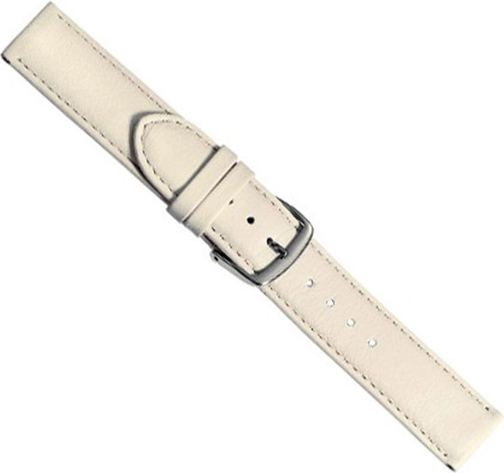 Uhrenarmband Kalbsleder Perle Herzog Beach 20419S, Stegbreite:18mm