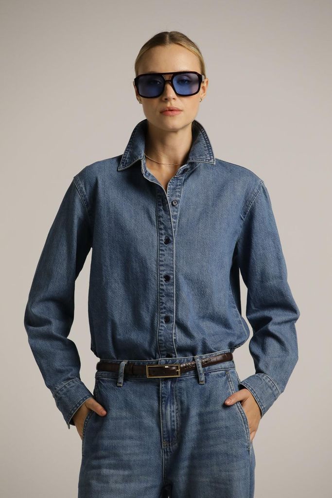 Jeanshemd mit Knopfleiste | Kenneth Cole