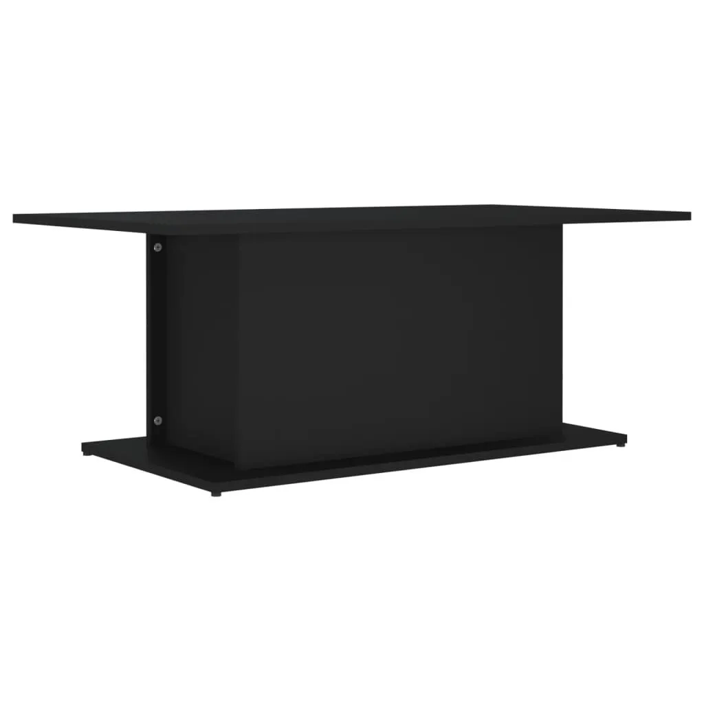 SYFAX™ Tavolino da Salotto Nero 102x55,5x40 cm in Truciolato