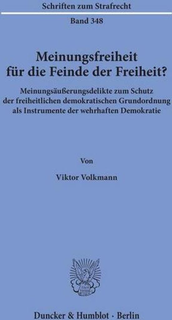 Meinungsfreiheit für die Feinde der Freiheit?